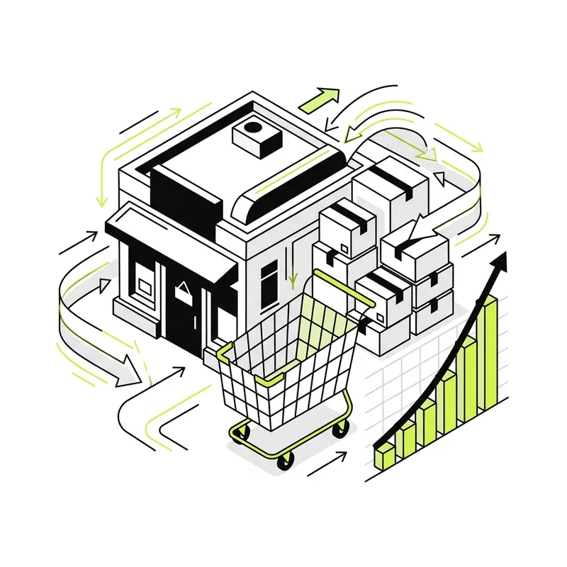 Illustration: High-Volume E-Commerce Storefront