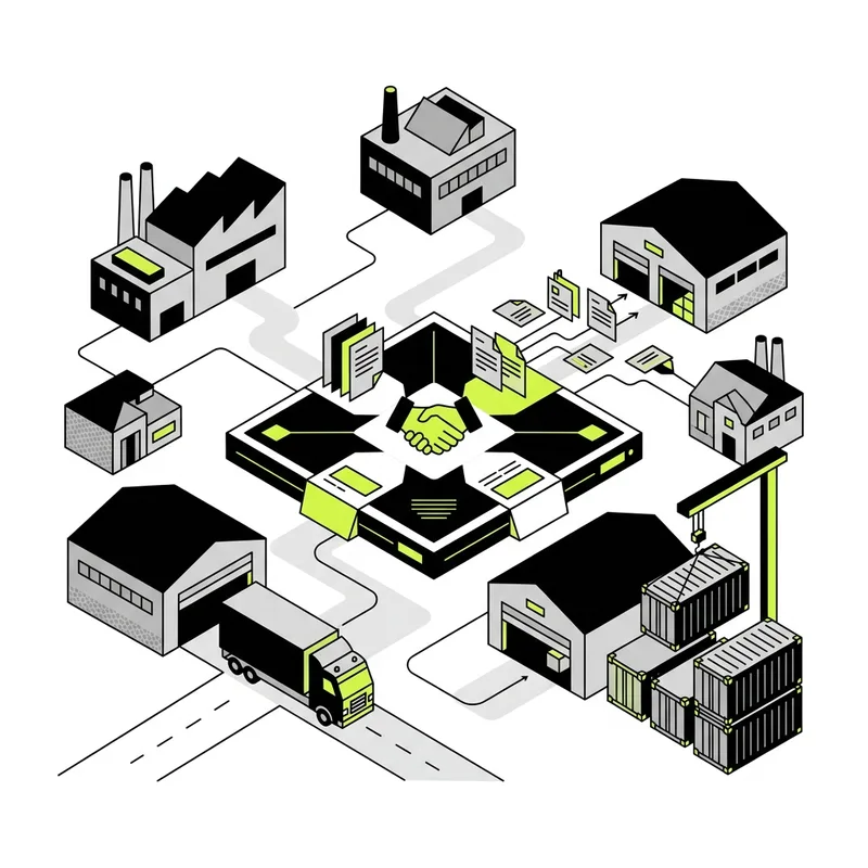 Illustration: Multi-Sided B2B Marketplace & Fulfillment Platform